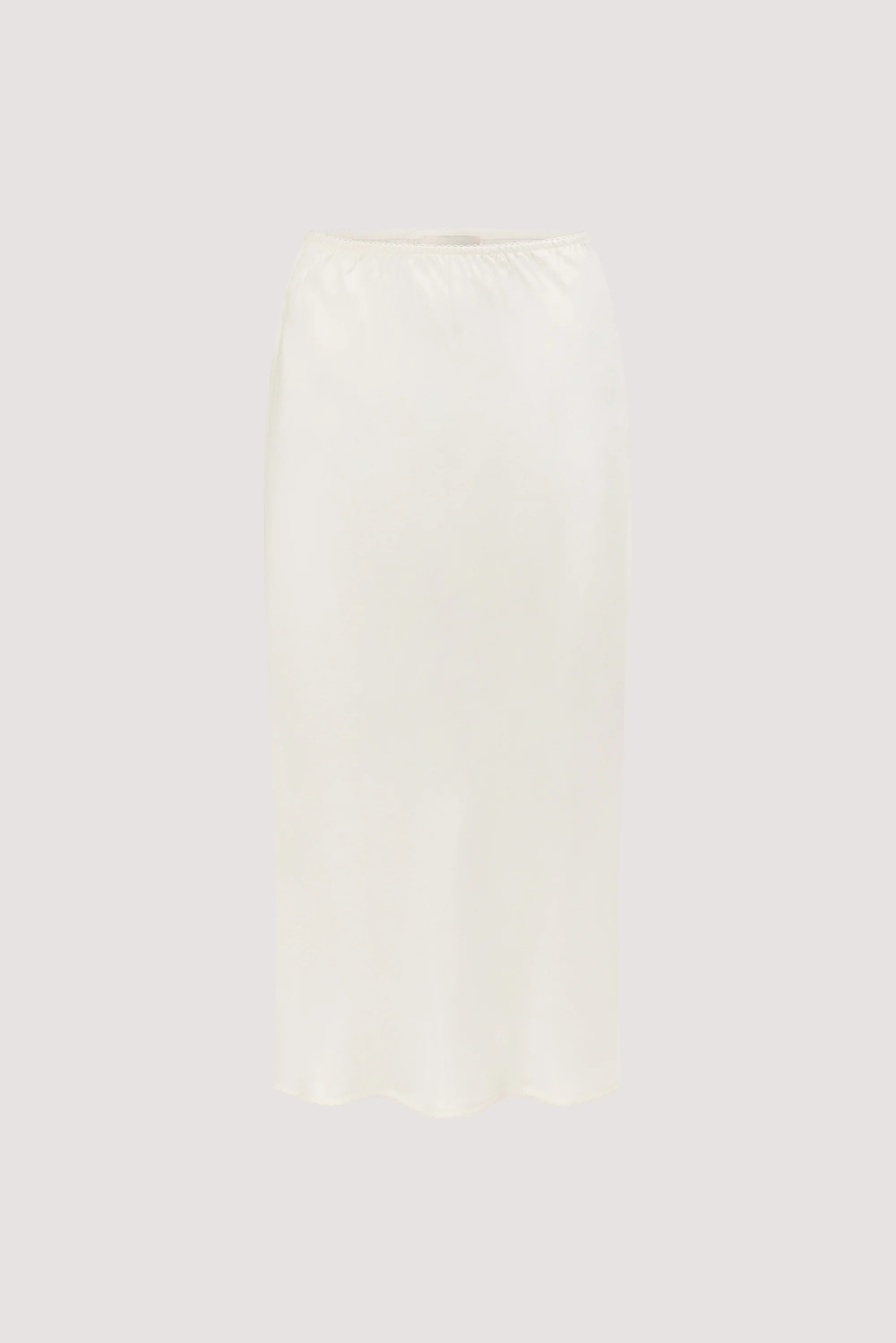 ARELIA WHITE CUPRO MIDI SKIRT - Image 6