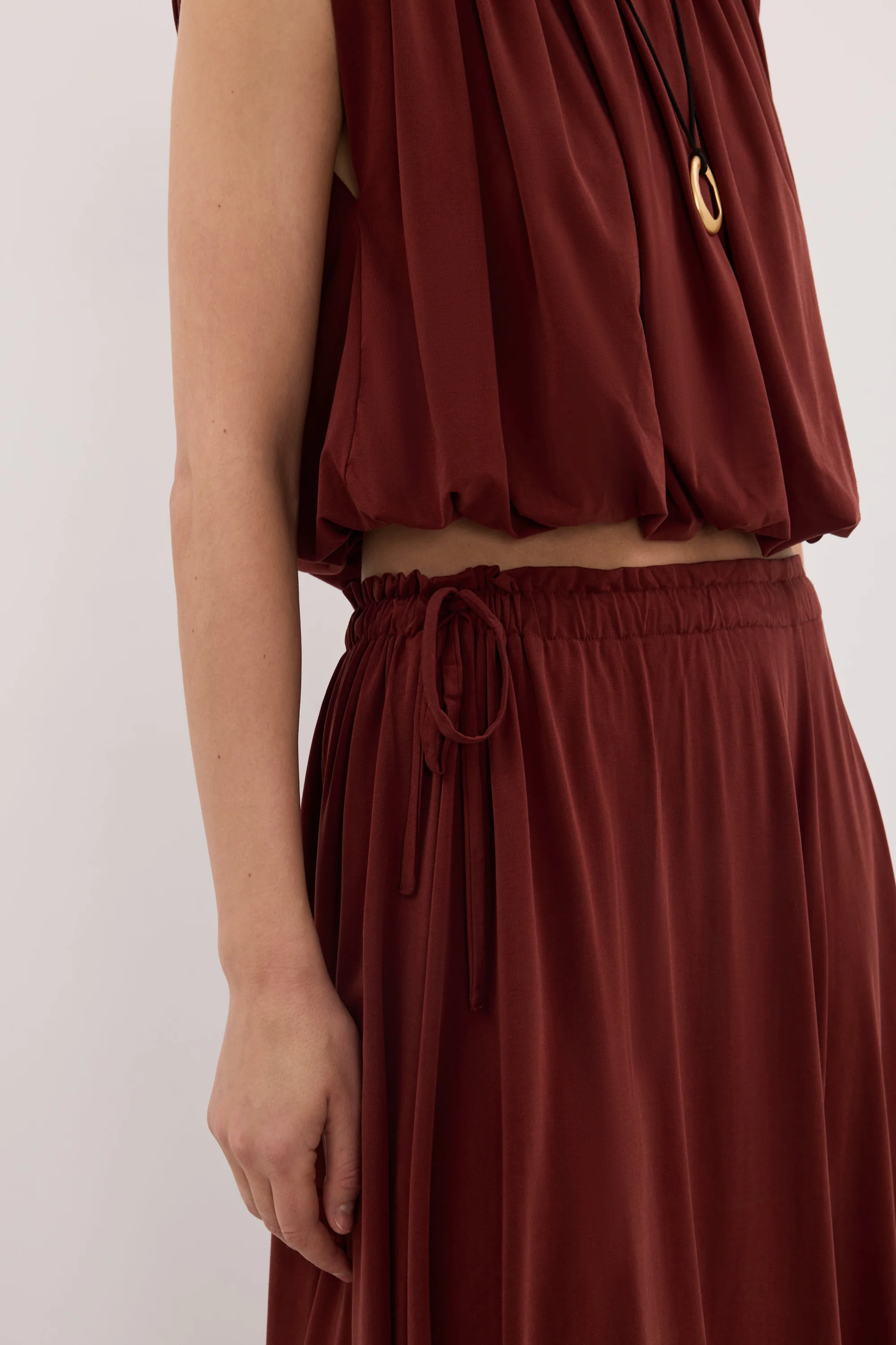 AVA SAHARA MODAL BLEND MIDI SKIRT - Image 5