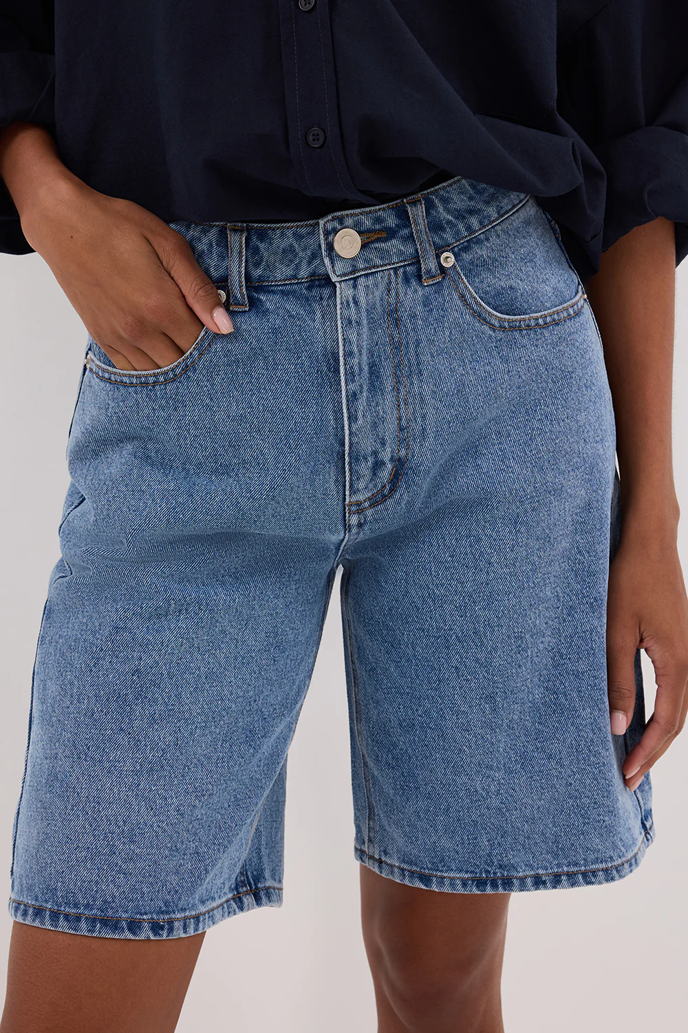 BAMBI BLUE BERMUDA DENIM SHORT - Image 6