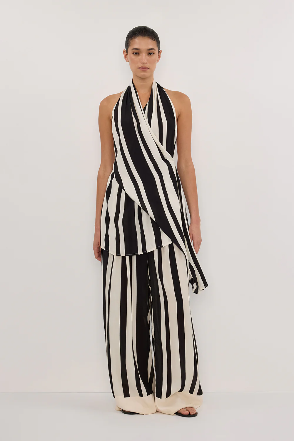 BEAU BLACK STRIPE PANT