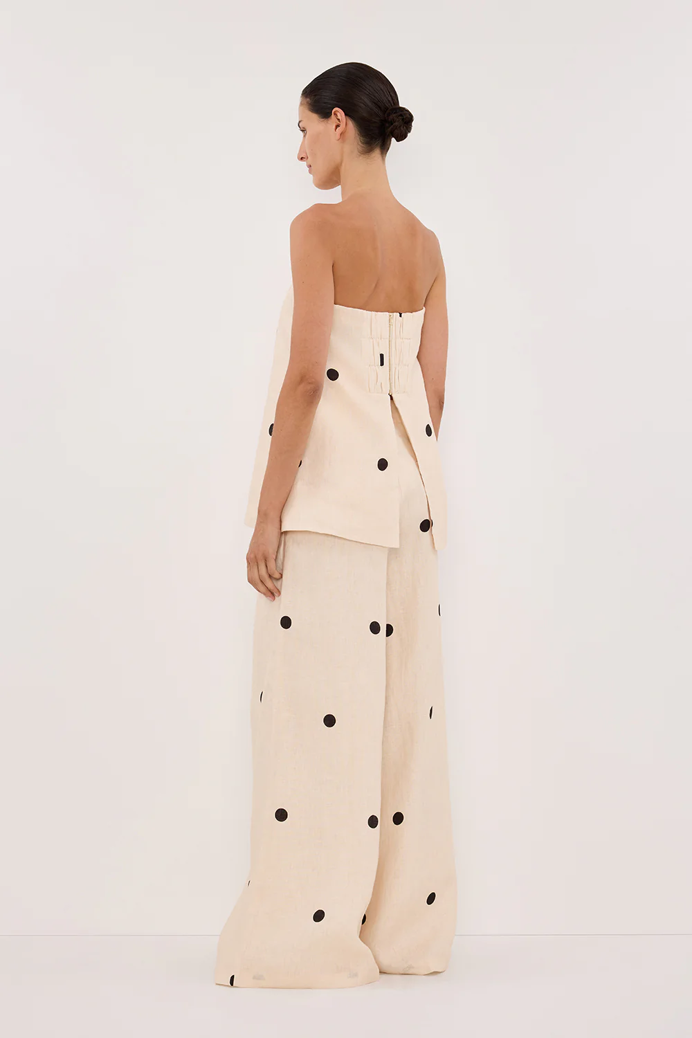 BEVERLY CREAM SPOT PANT - Image 4
