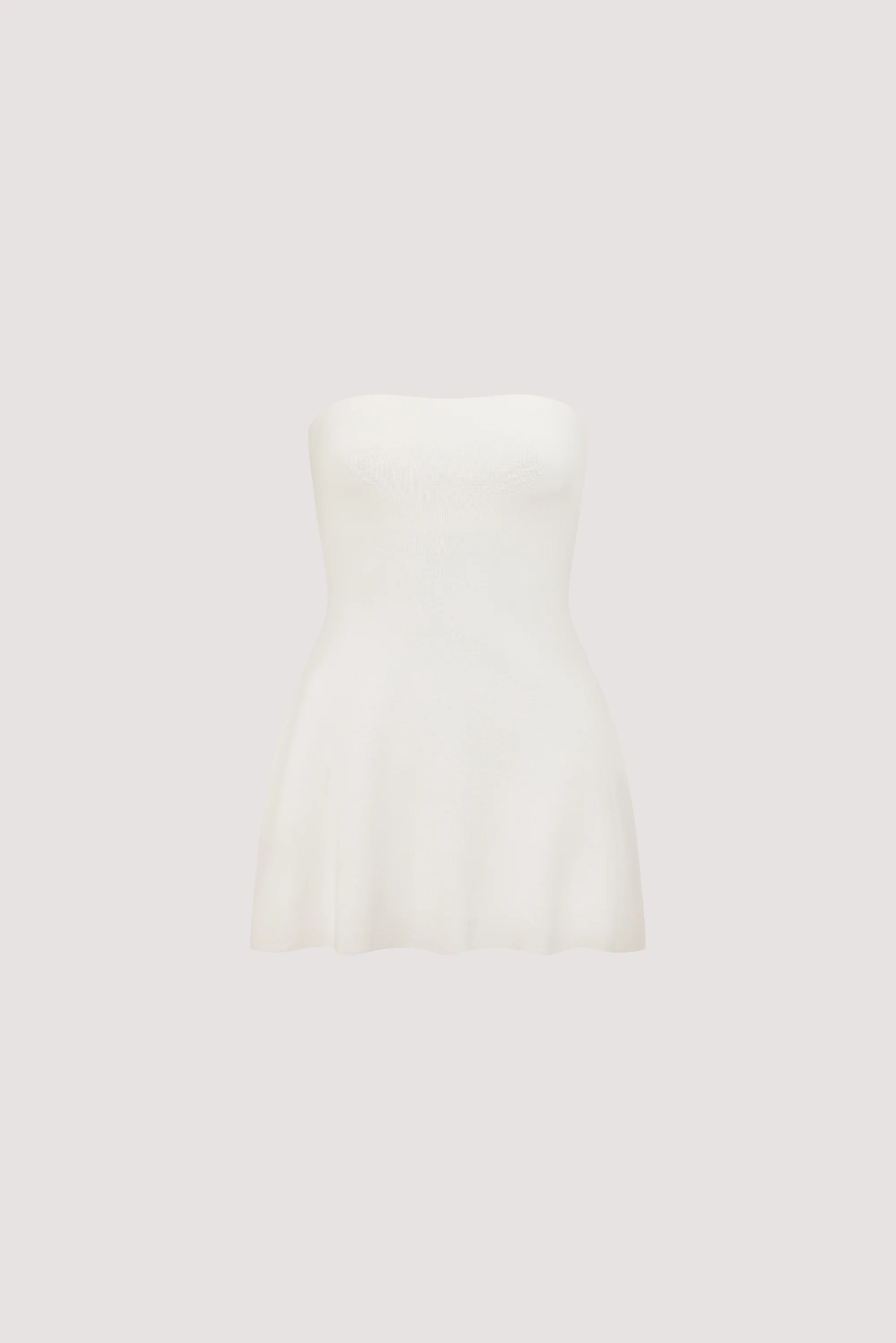 COCO OFF WHITE LONGLINE BANDEAU KNIT TOP - Image 6