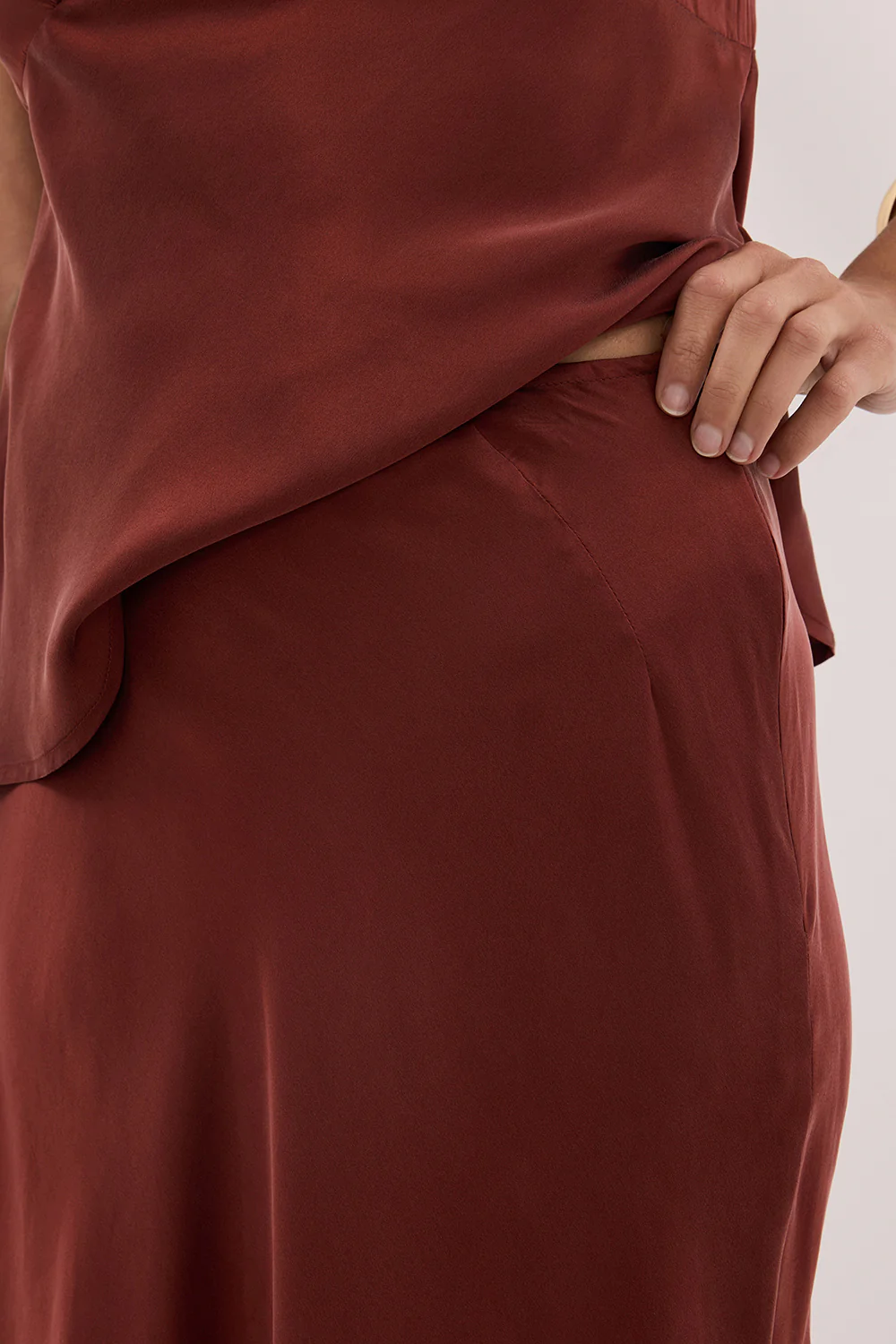 COLETTE SAHARA SILK MAXI SKIRT - Image 6