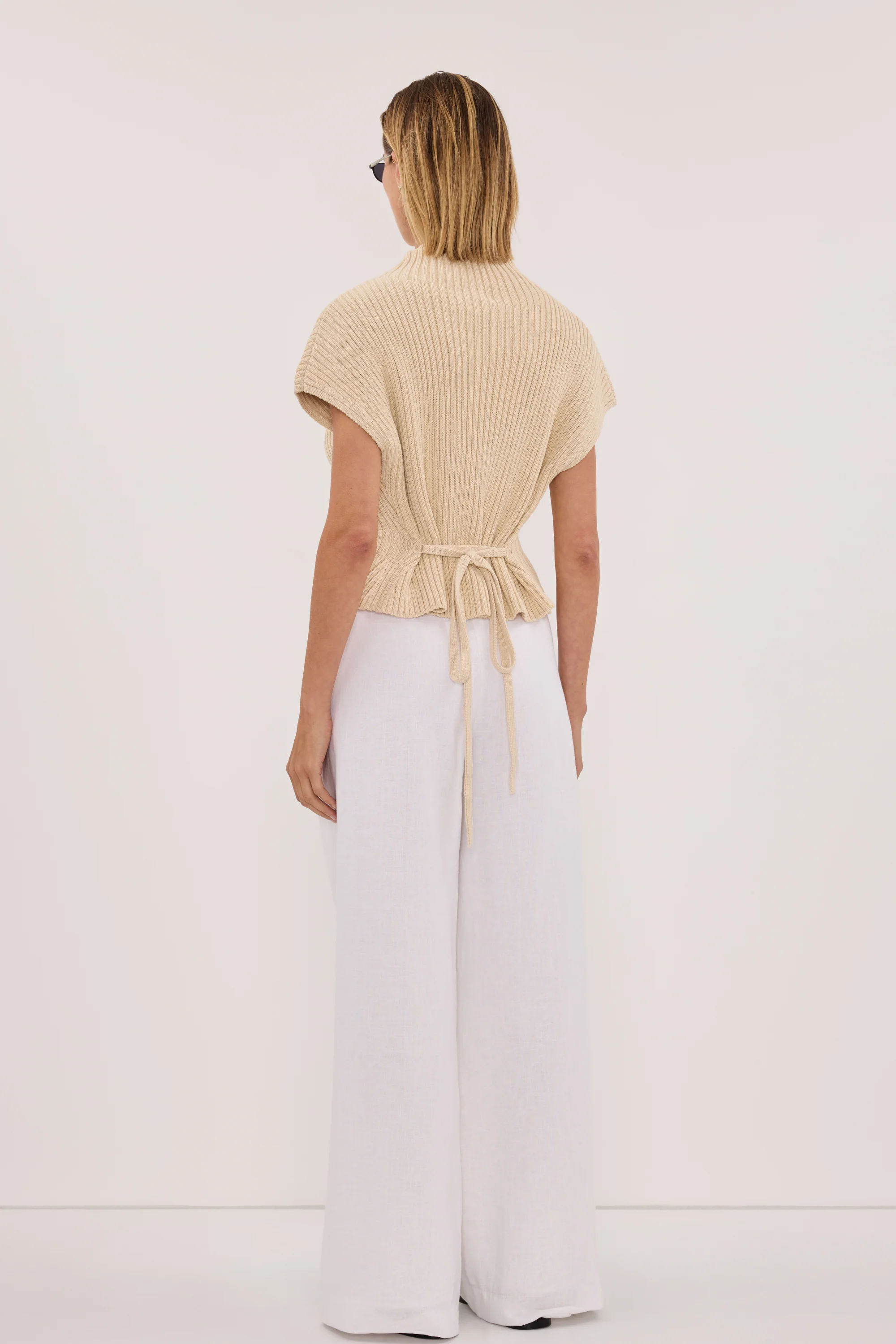 DELLA NATURAL KNIT TOP - Image 4