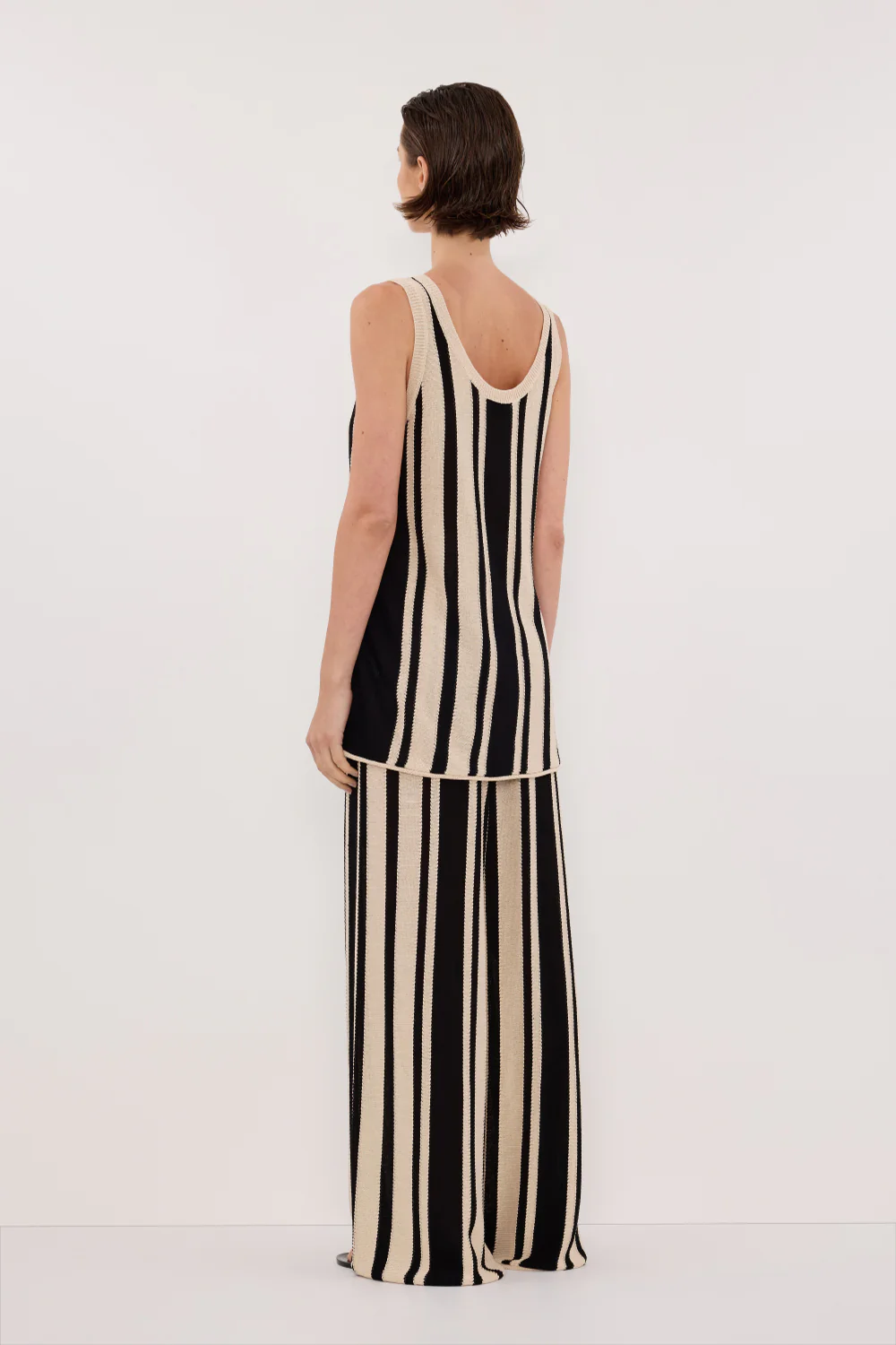 DELPHI STRIPE WIDE LEG KNIT PANT - Image 4