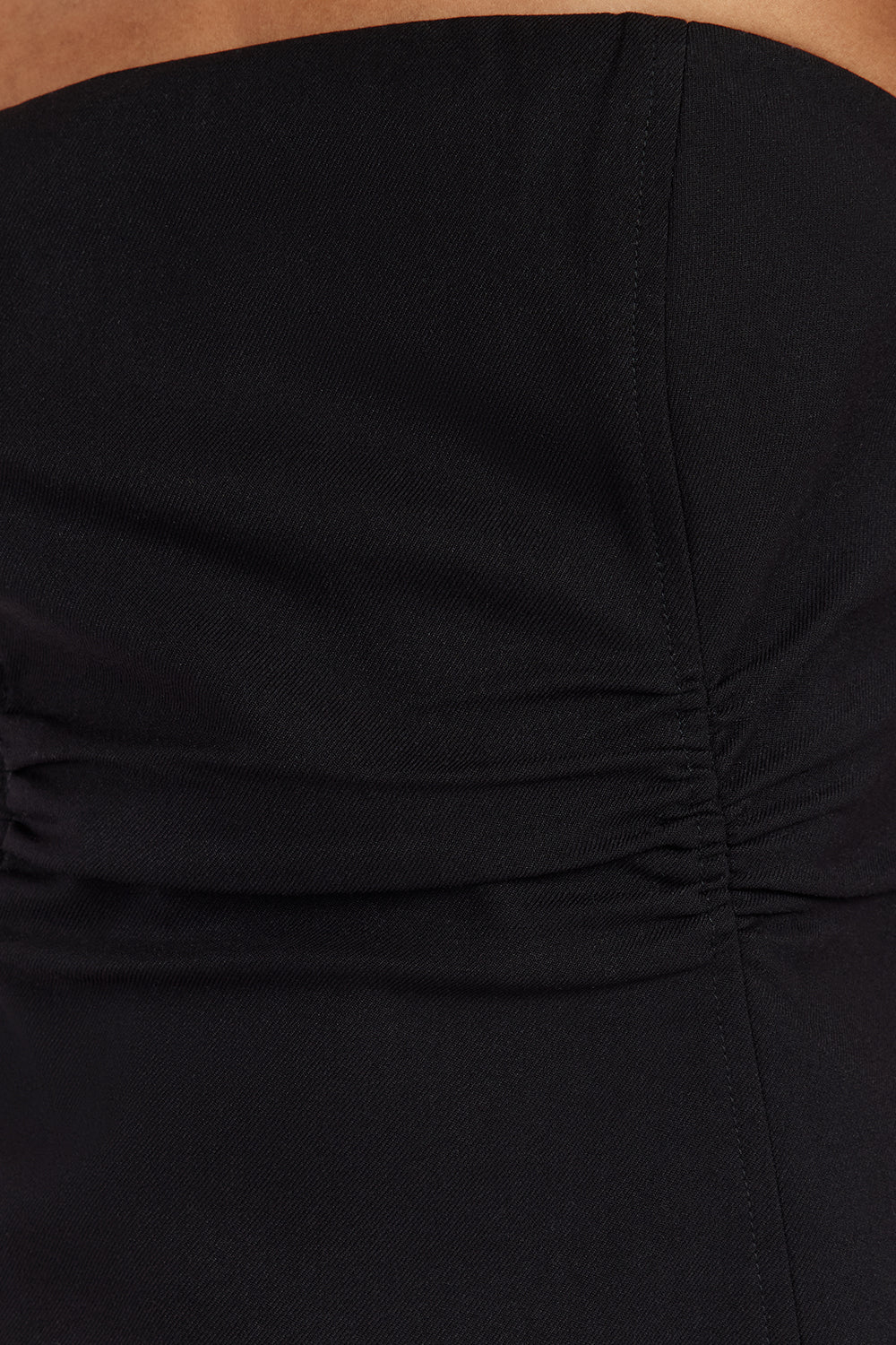 FRANCES BLACK STRAPLESS TOP - Image 6