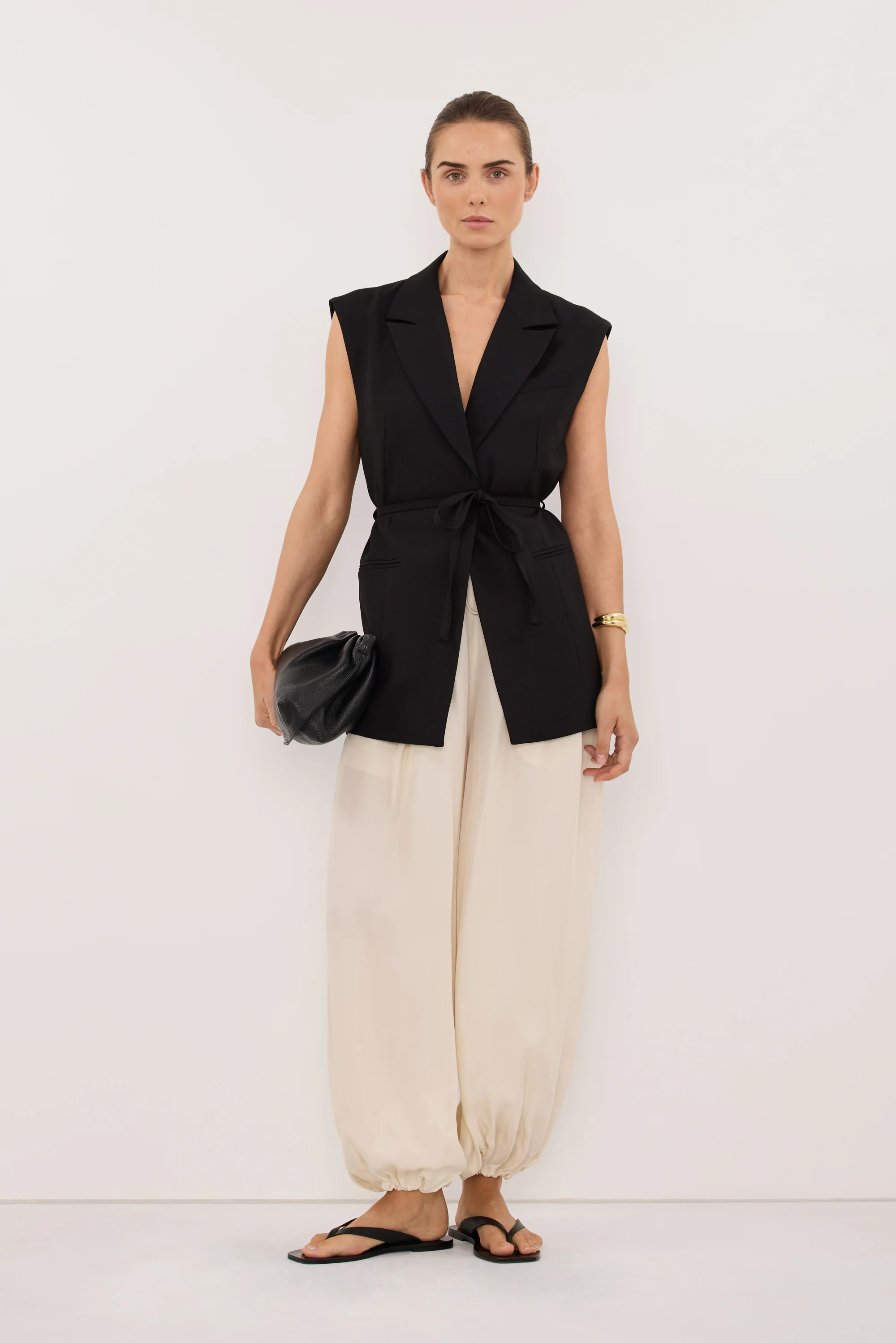 FRANCIS SANDSTONE CUPRO BALLOON PANT