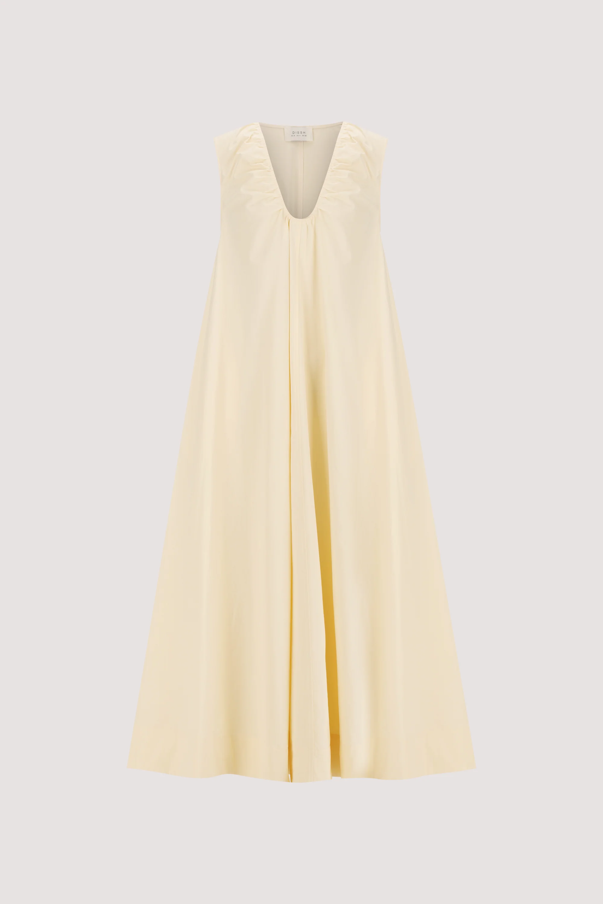 GABBY BUTTERMILK OVERSIZED COTTON MIDI DRESS - Image 6