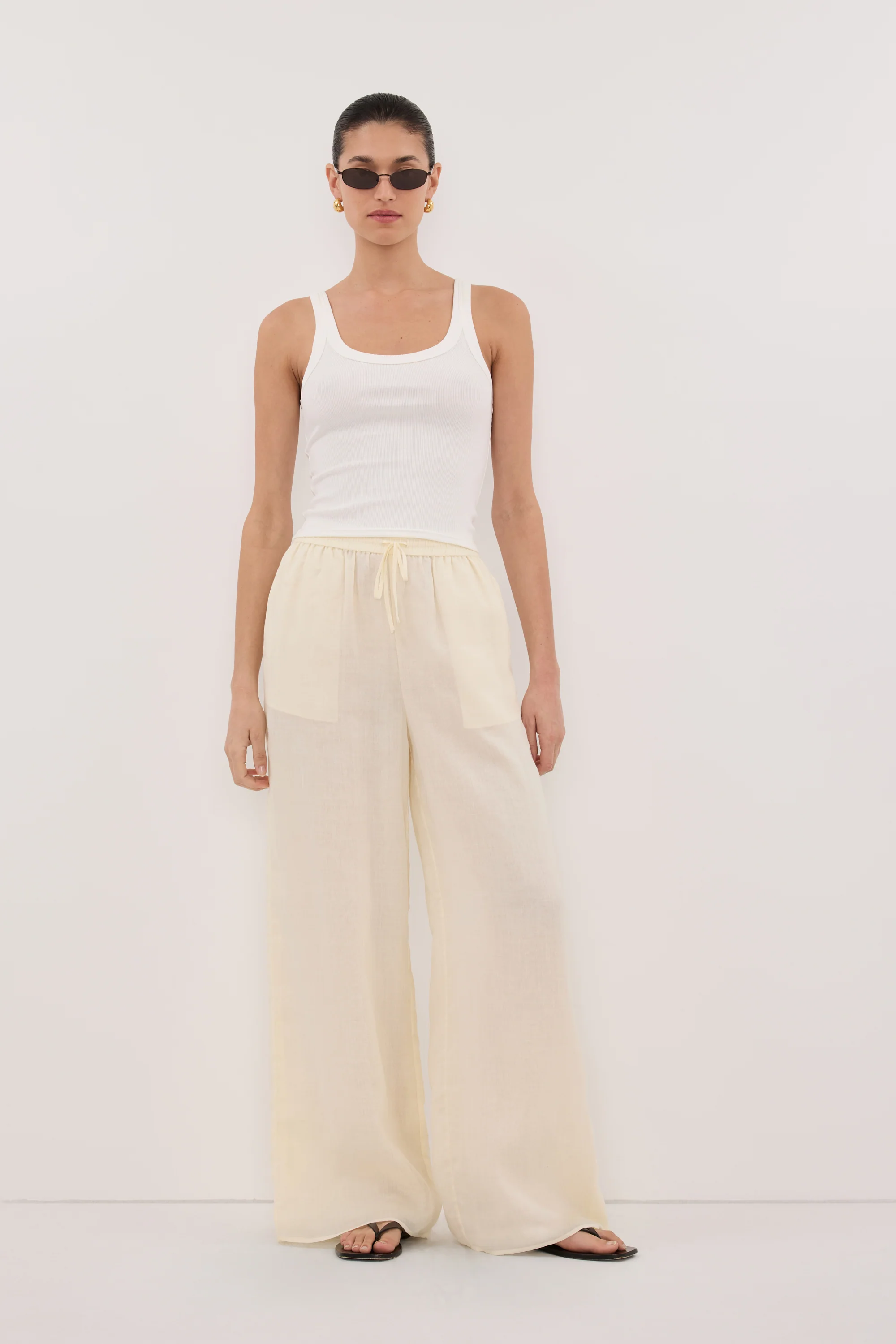 GINNY STRAW RAMIE PANT - Image 5