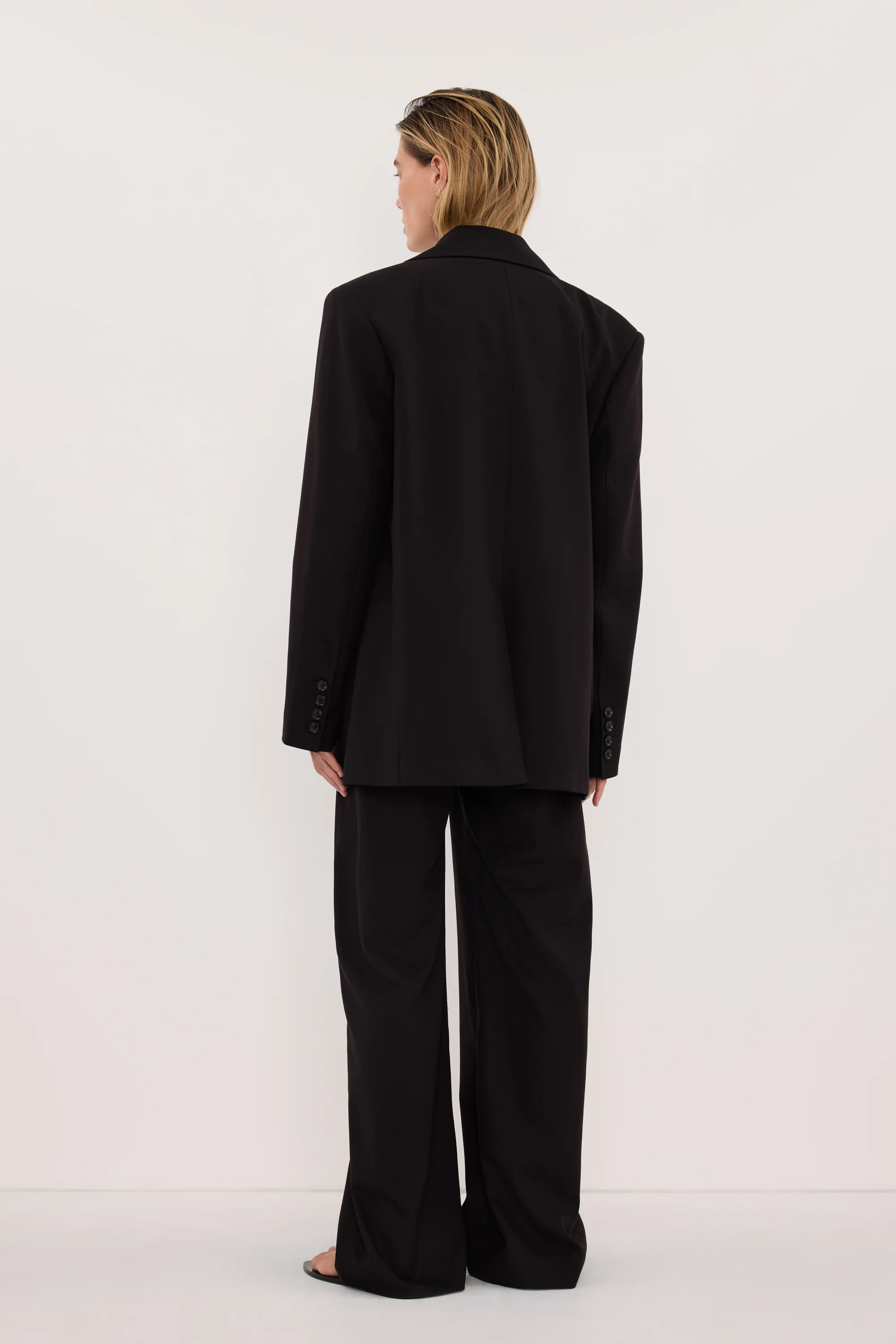 HARLEY 2.0 BLACK OVERSIZED BLAZER - Image 5