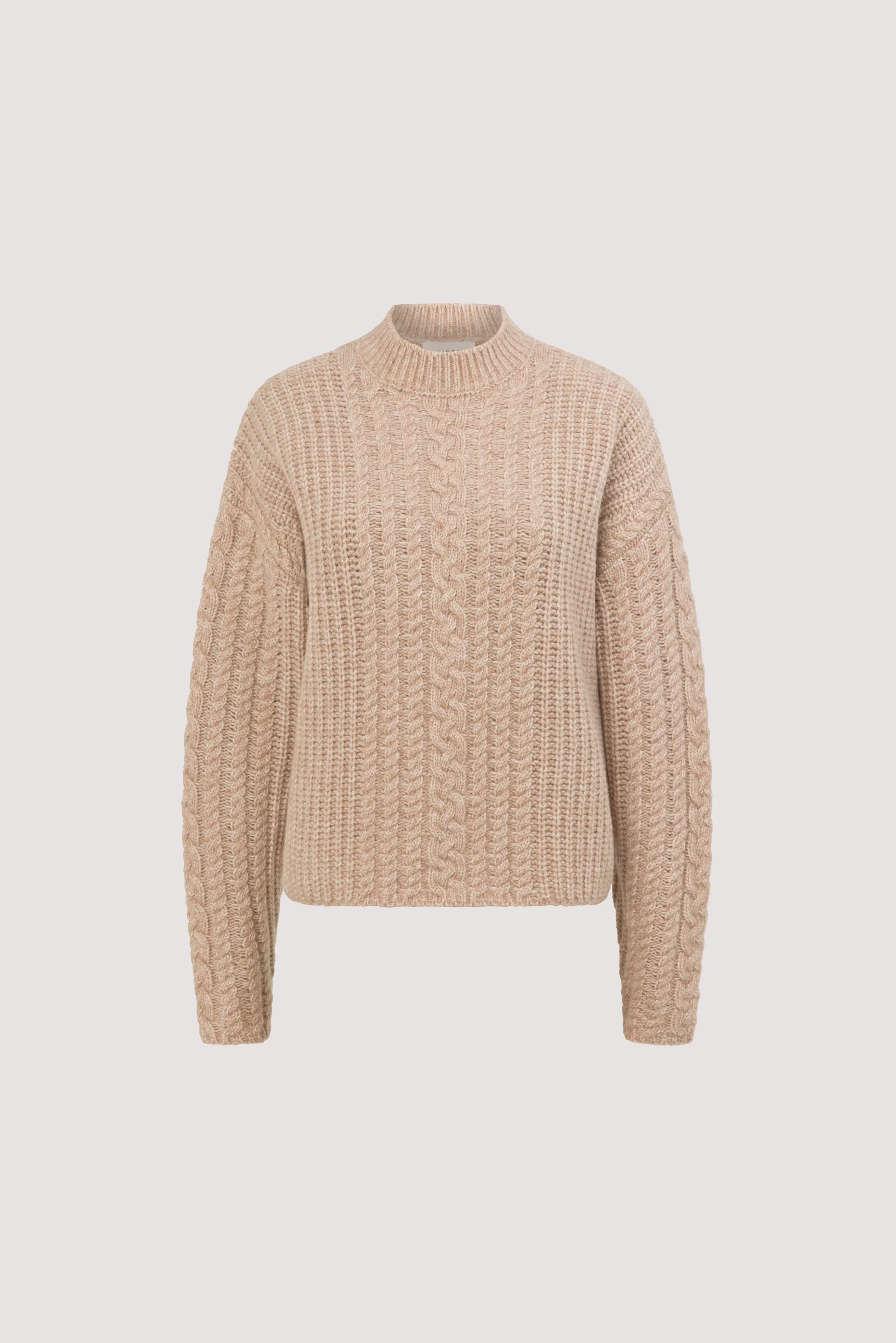JOLIE OAT CABLE KNIT SWEATER - Image 6