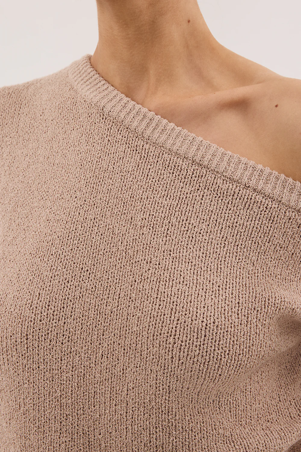 KERRY TAN ASYM KNIT TOP - Image 6