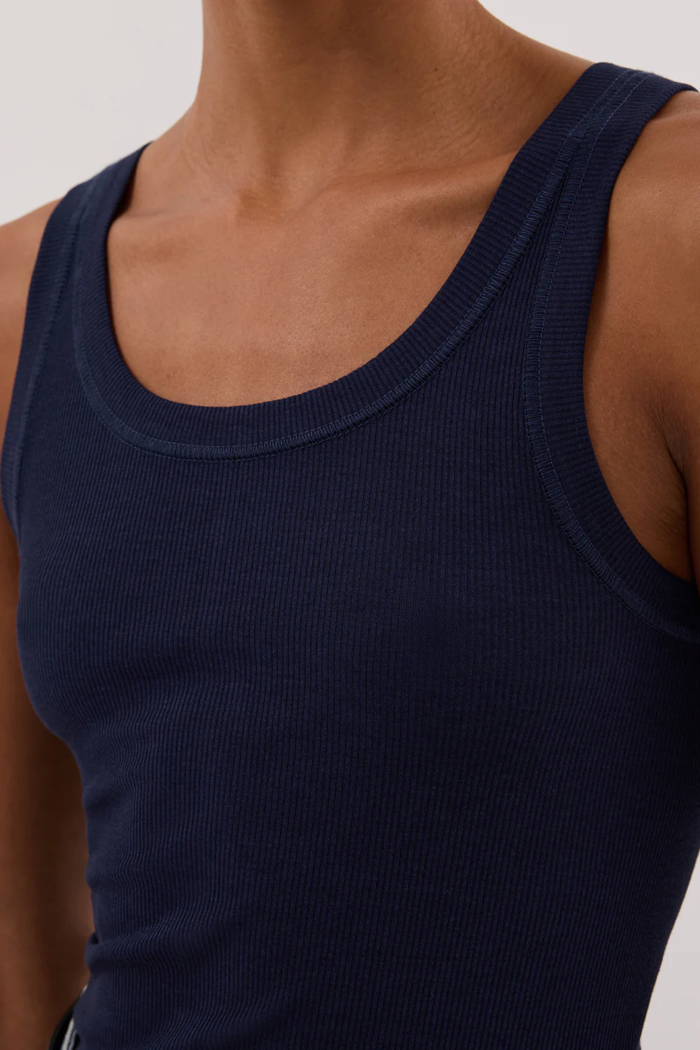 LEE NAVY KNIT TANK - Image 5