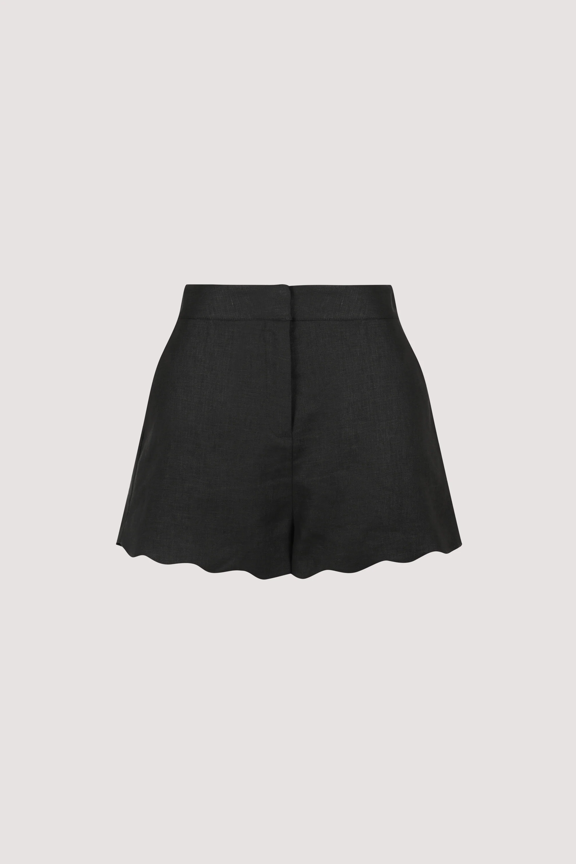 LELA BLACK LINEN SHORT - Image 6