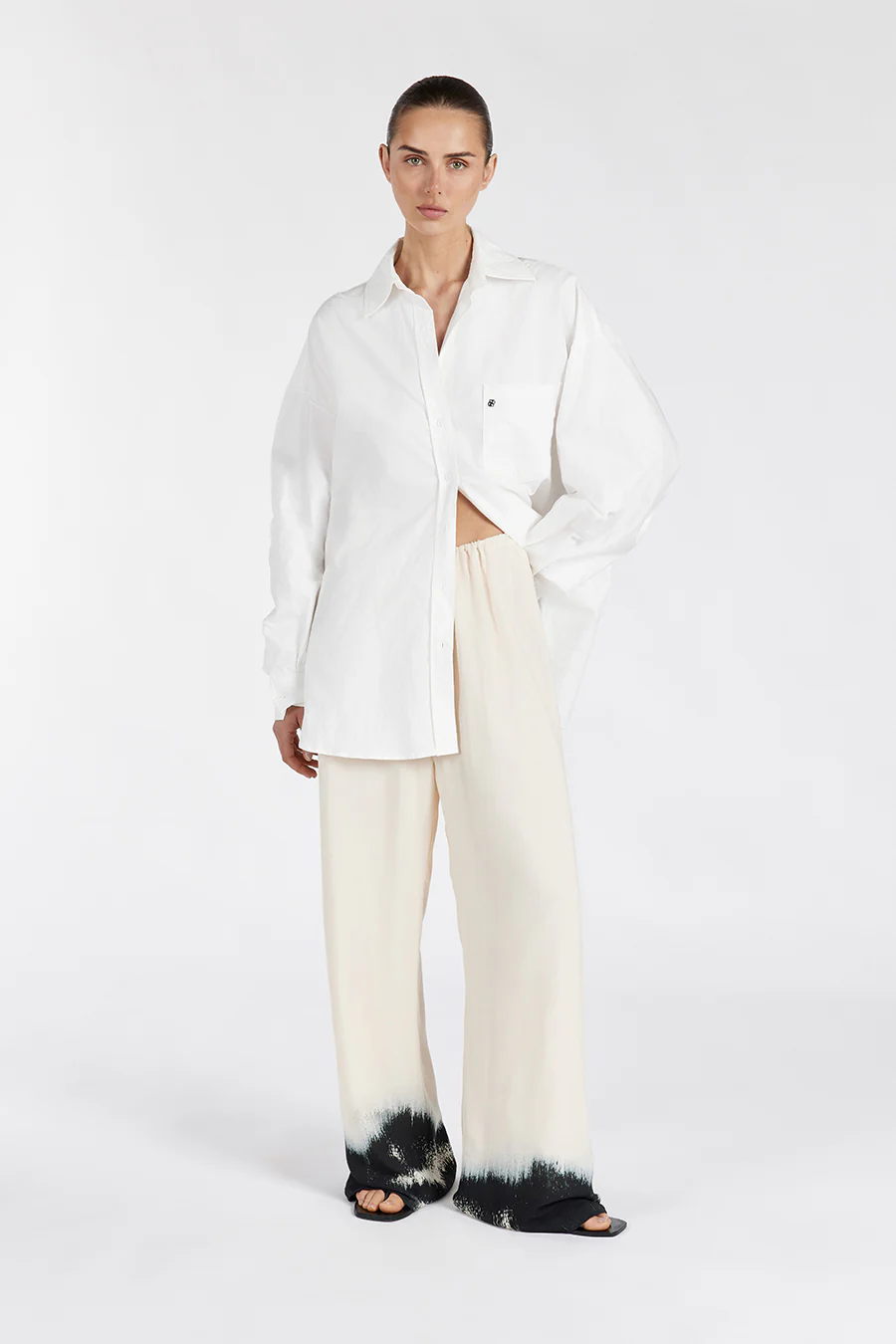 LILY CREAM PRINTED PANT - Image 4