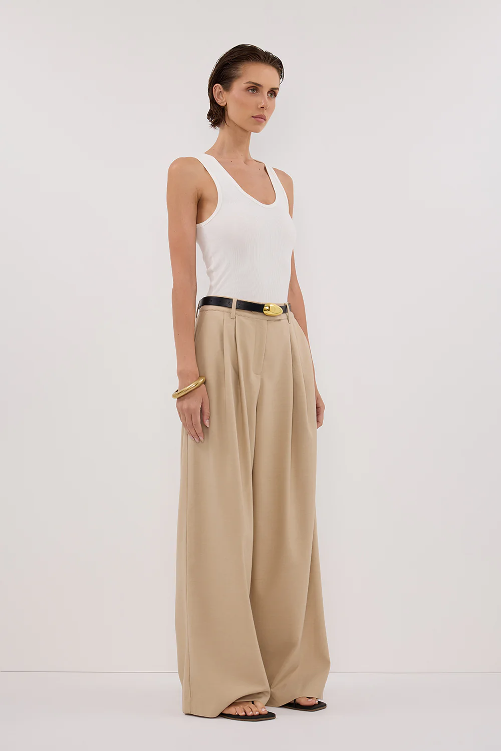 LOUIE NATURAL WIDE LEG PANT - Image 3
