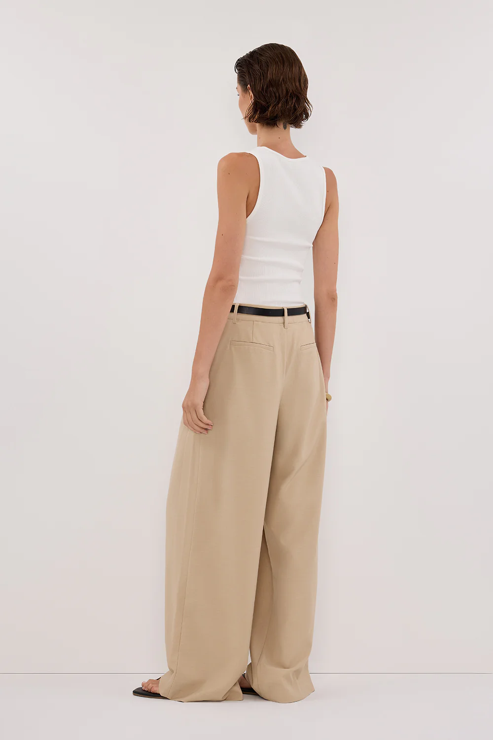 LOUIE NATURAL WIDE LEG PANT - Image 4