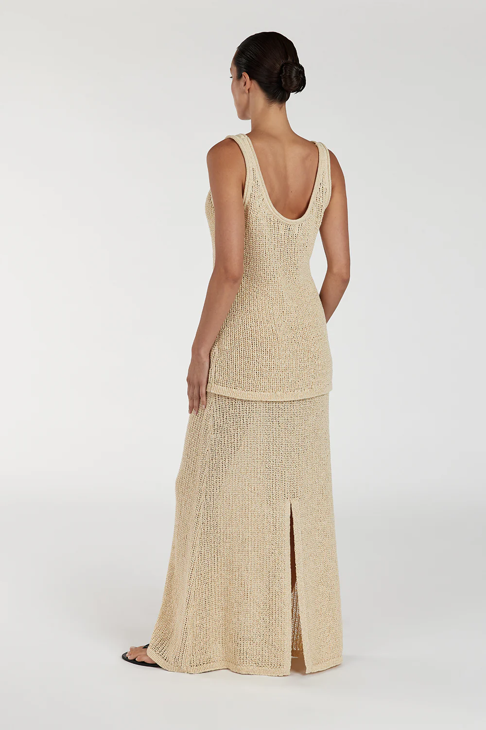 MARGOT WHEAT SCOOP CROCHET TANK - Image 4