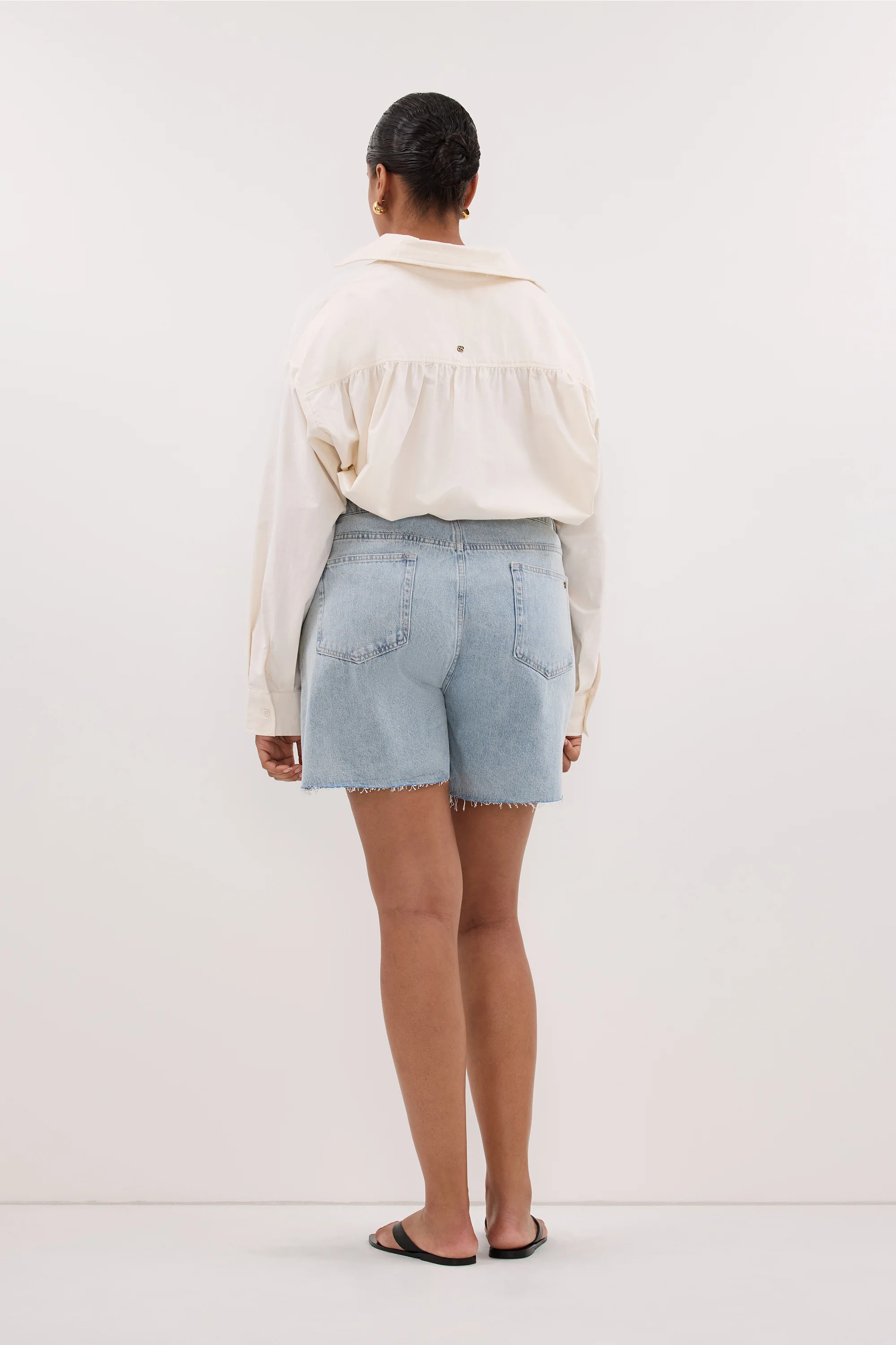 MARLEY LIGHT RINSE DENIM SHORT - Image 6