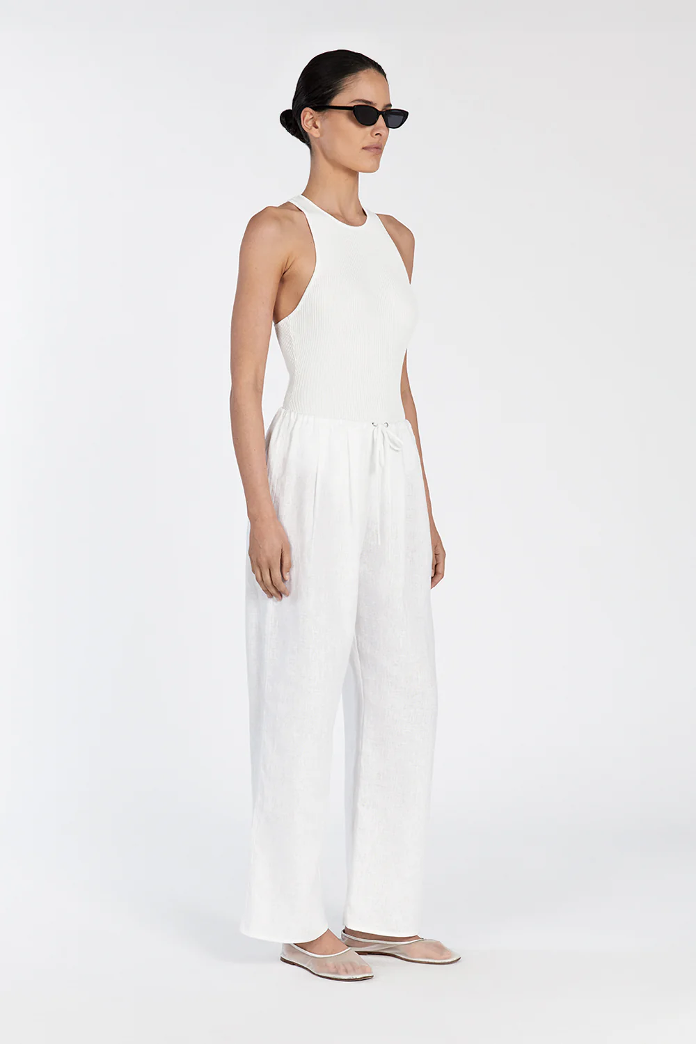 MARTHA OFF WHITE RACER BODYSUIT - Image 3