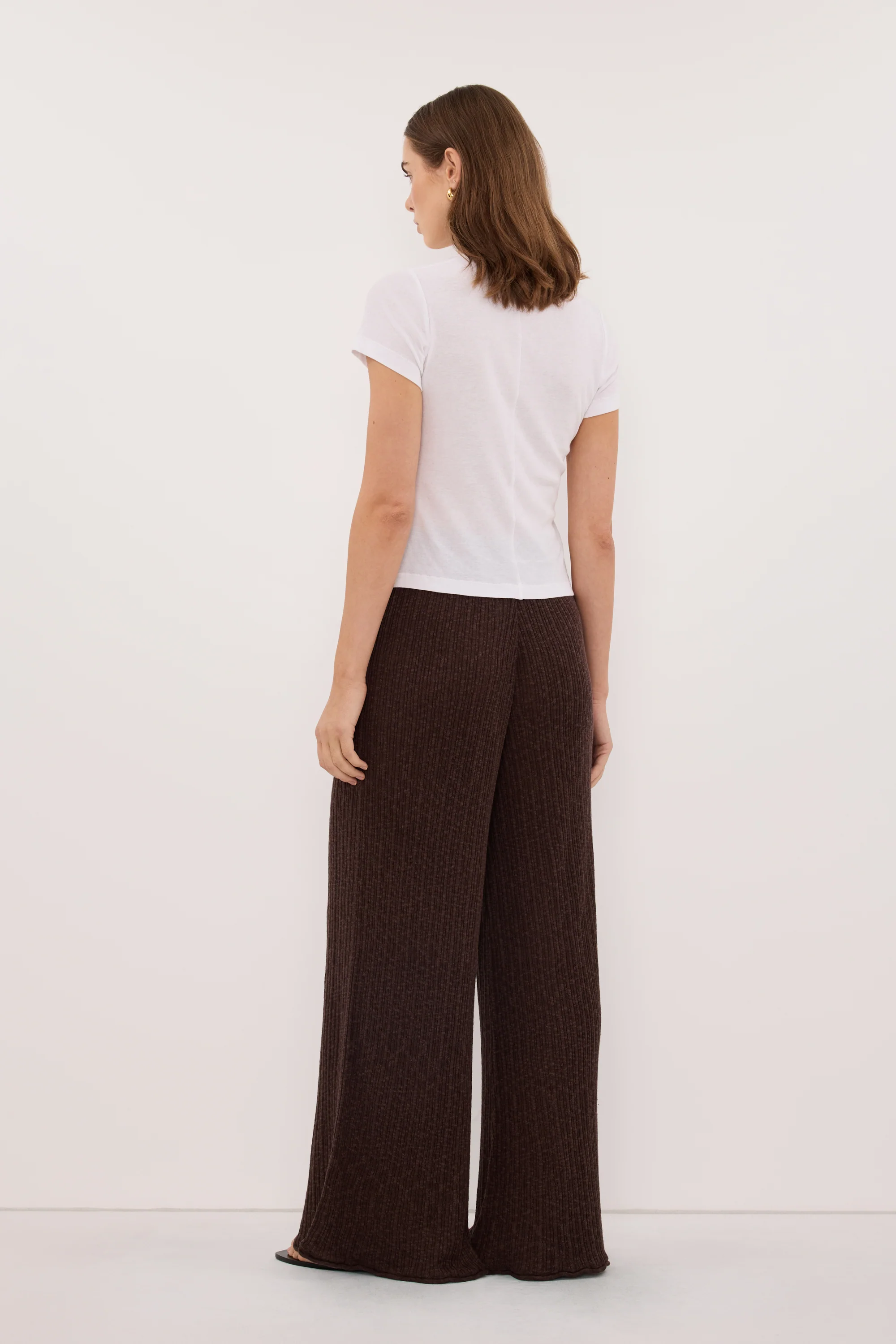 MAX CHOC WIDE LEG KNIT PANT - Image 3