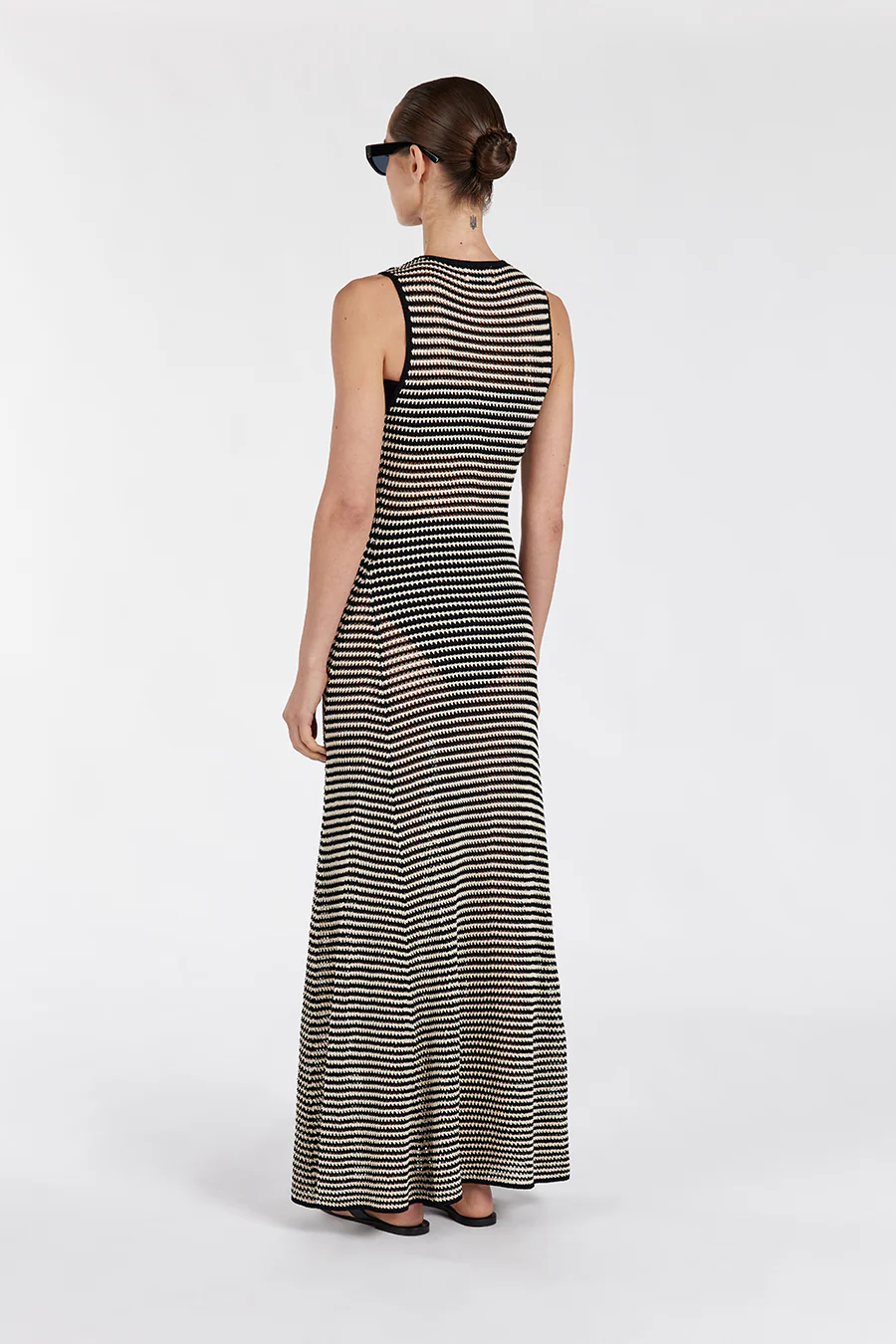 NATE BLACK SLEEVELESS MAXI DRESS - Image 4