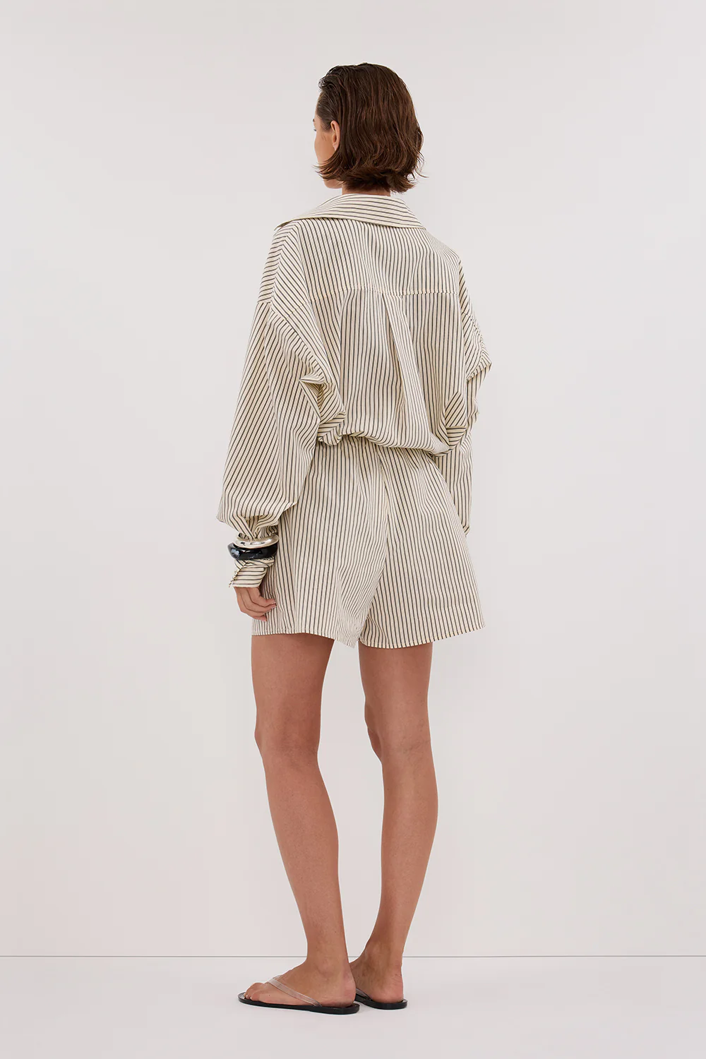 PALMA CREAM SILK BLEND SHORT - Image 4