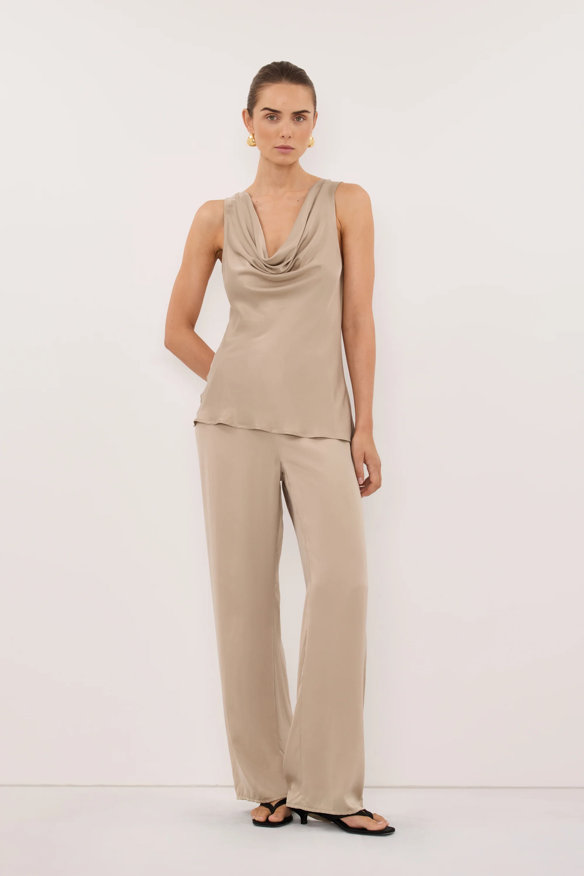 PERCY GOLD SILK PANT - Image 6