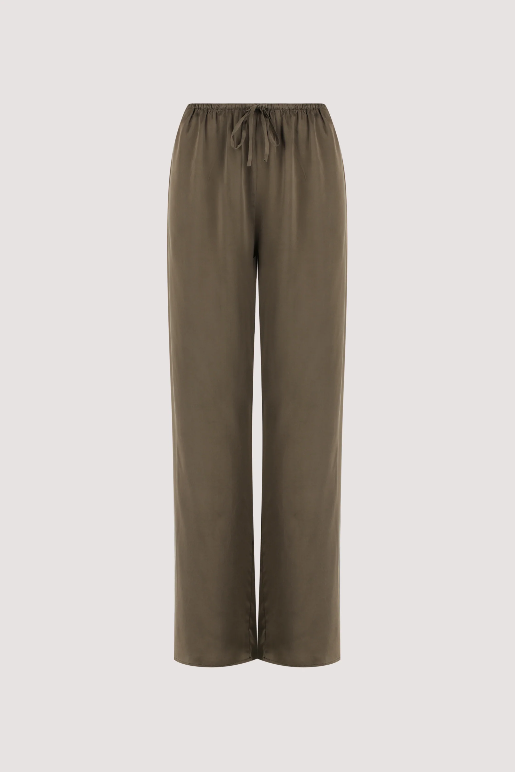 PERCY OLIVE SILK PANT - Image 7