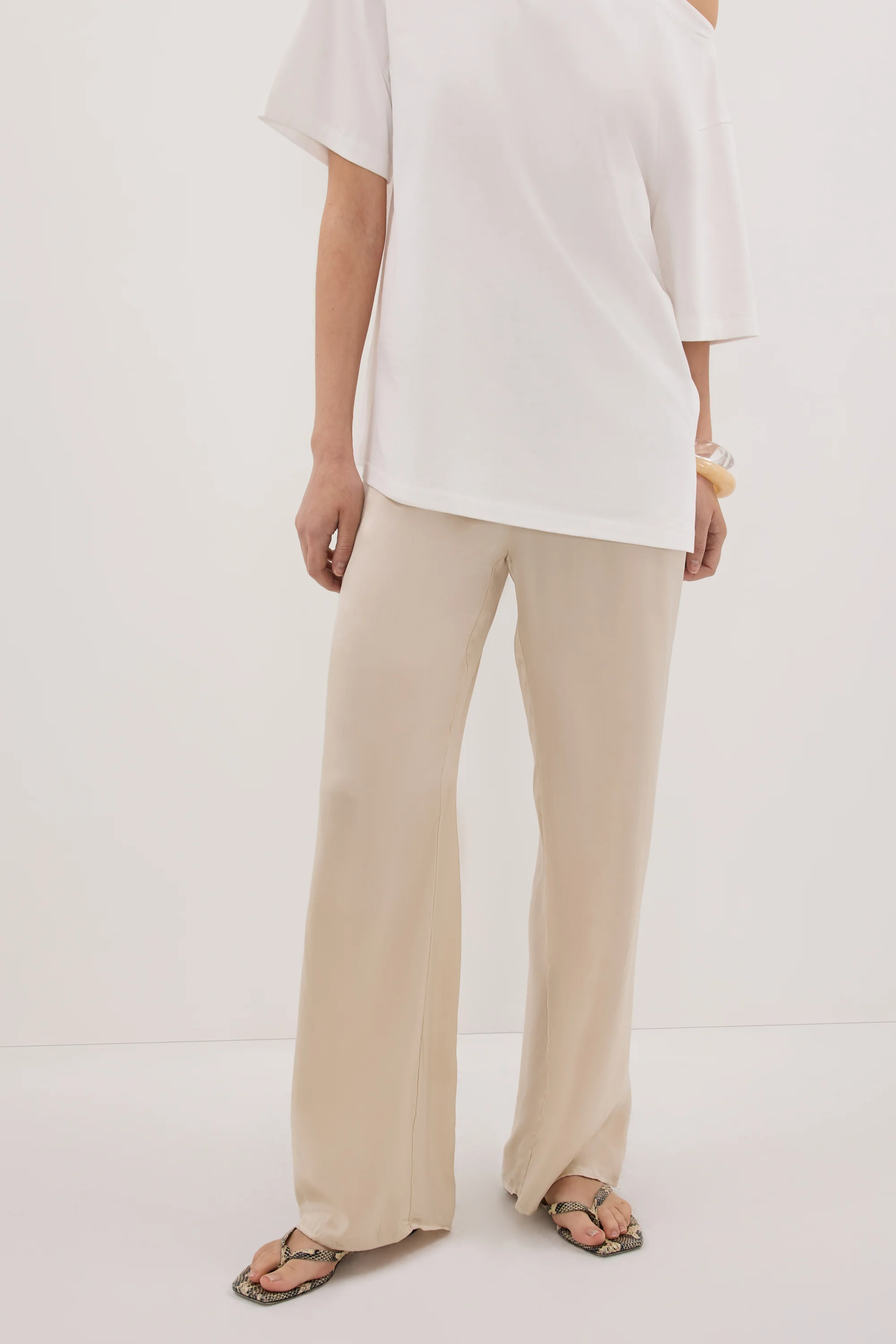 PERCY SANDSTONE SILK PANT - Image 2