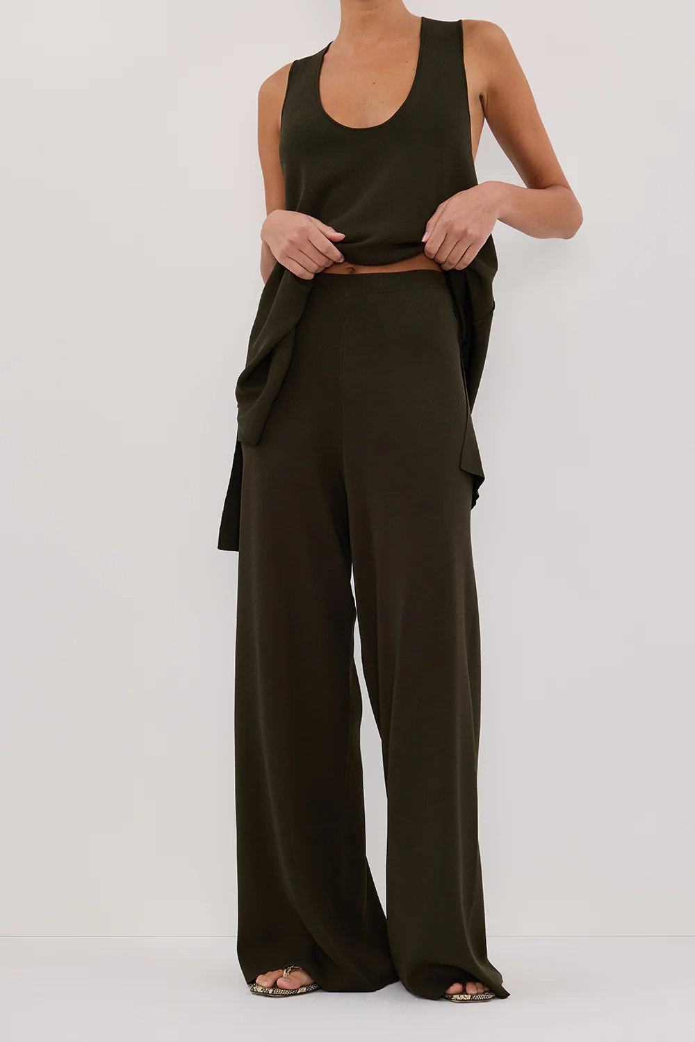 RAY FOREST WIDE LEG KNIT PANT - Image 2