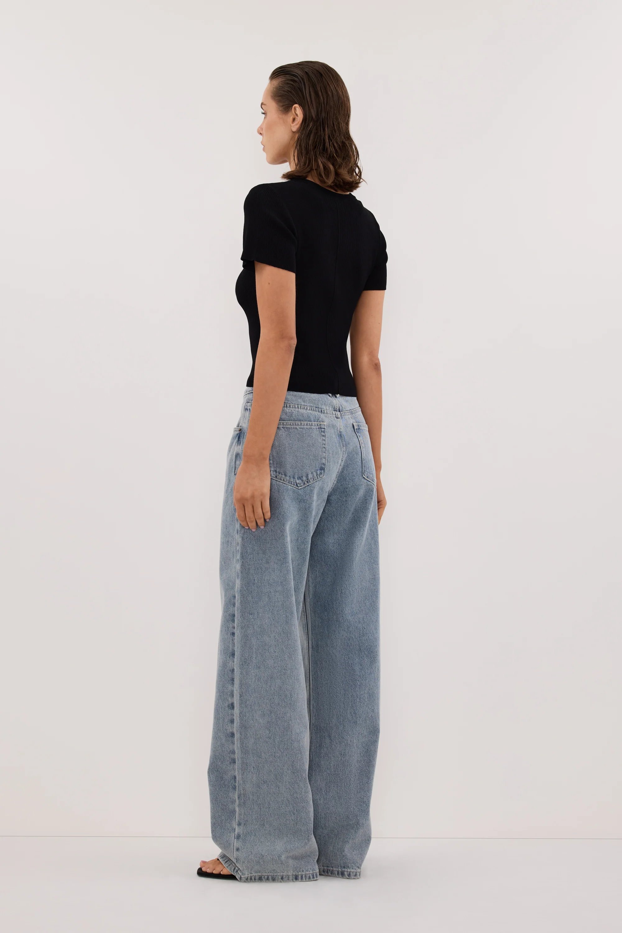 REAGAN 2.0 LIGHT BLUE TALL SLOUCHY JEAN - Image 4