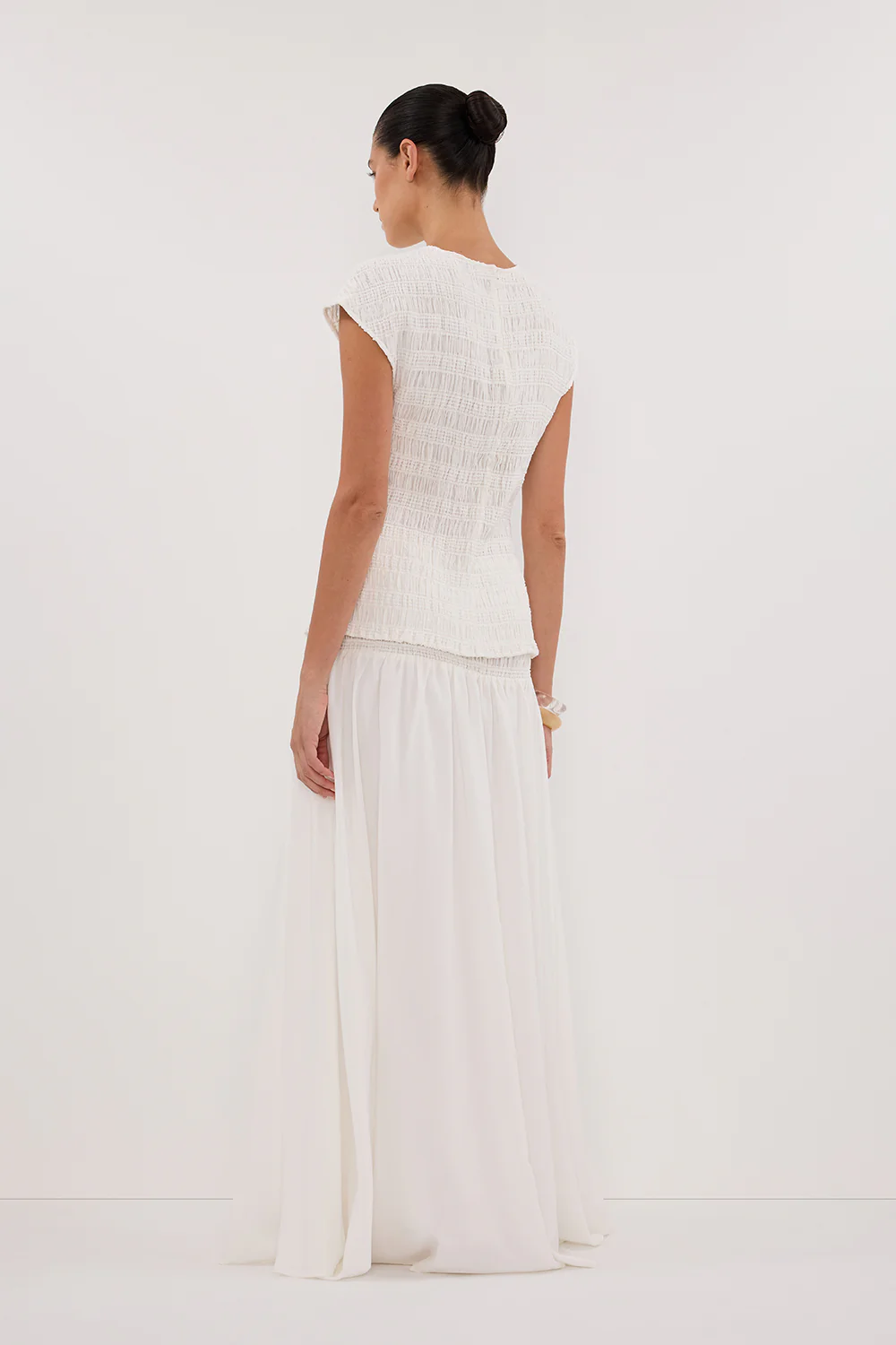 SIERRA WHITE TEXTURED TOP - Image 4