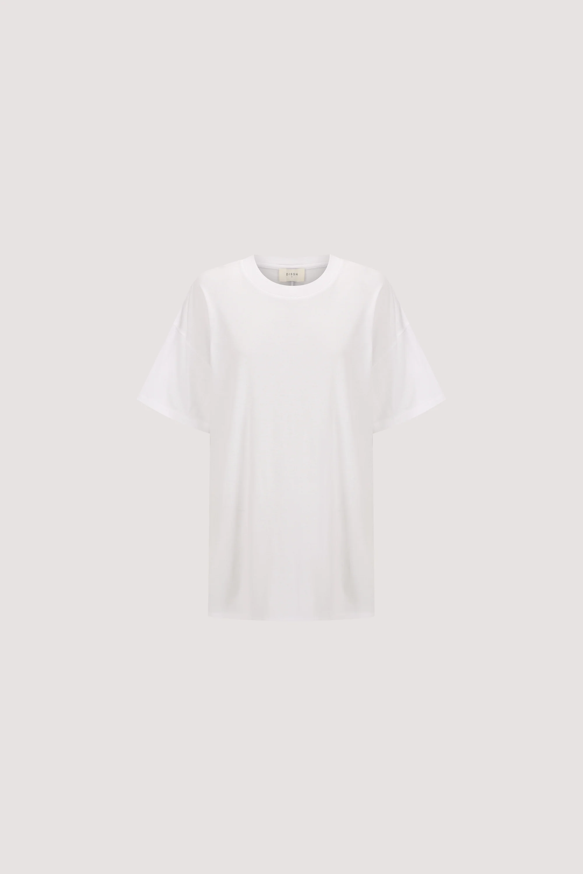SLOANE WHITE COTTON LONGLINE TEE - Image 6