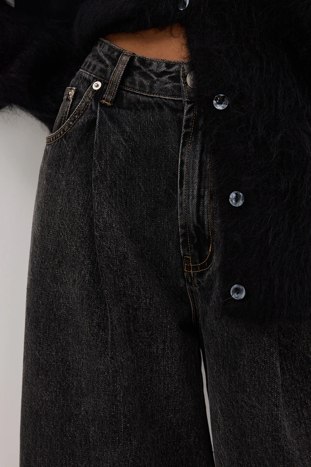 STERLING WASHED BLACK DENIM JEAN - Image 6