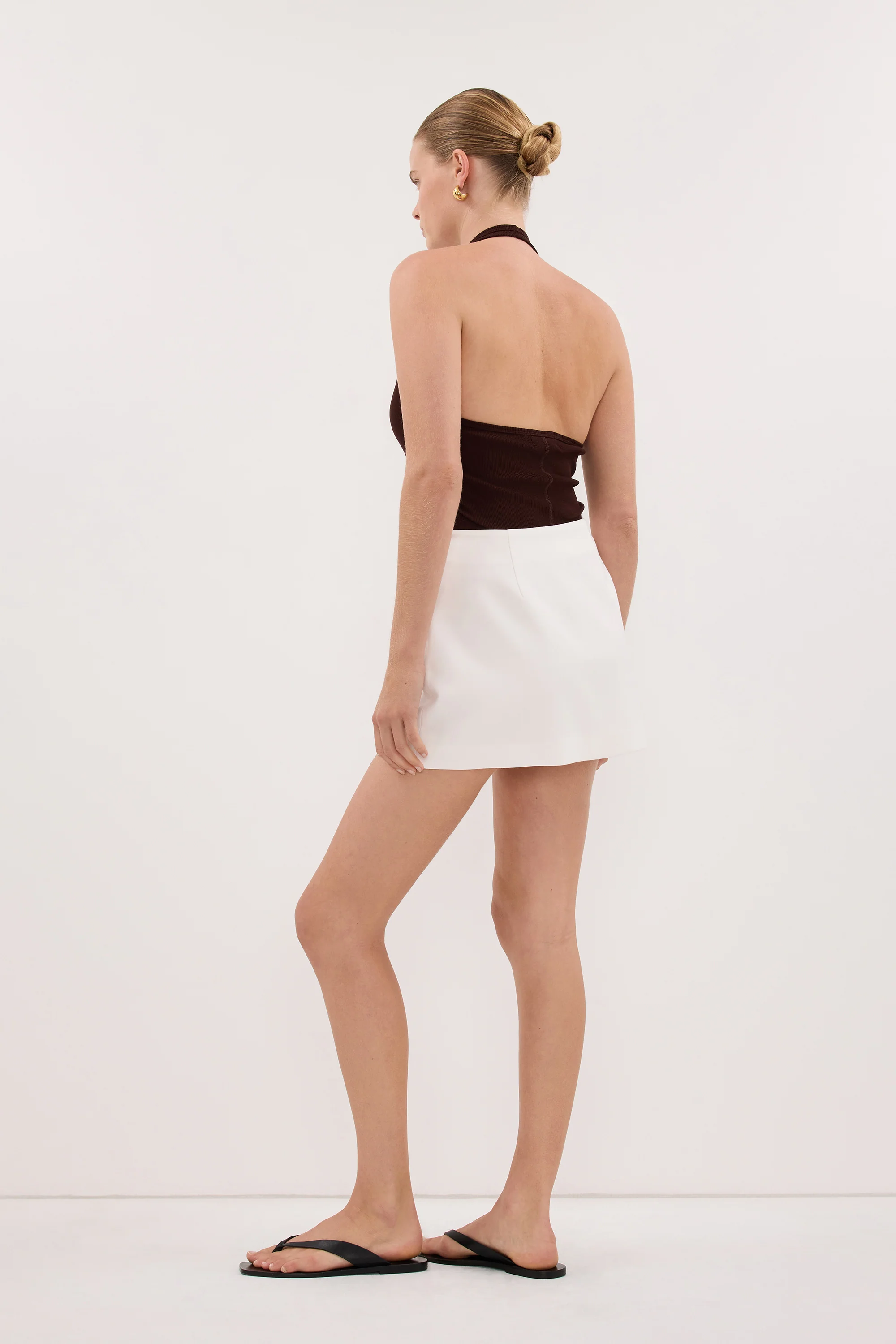 WHITNEY WHITE MICRO SKORT - Image 4