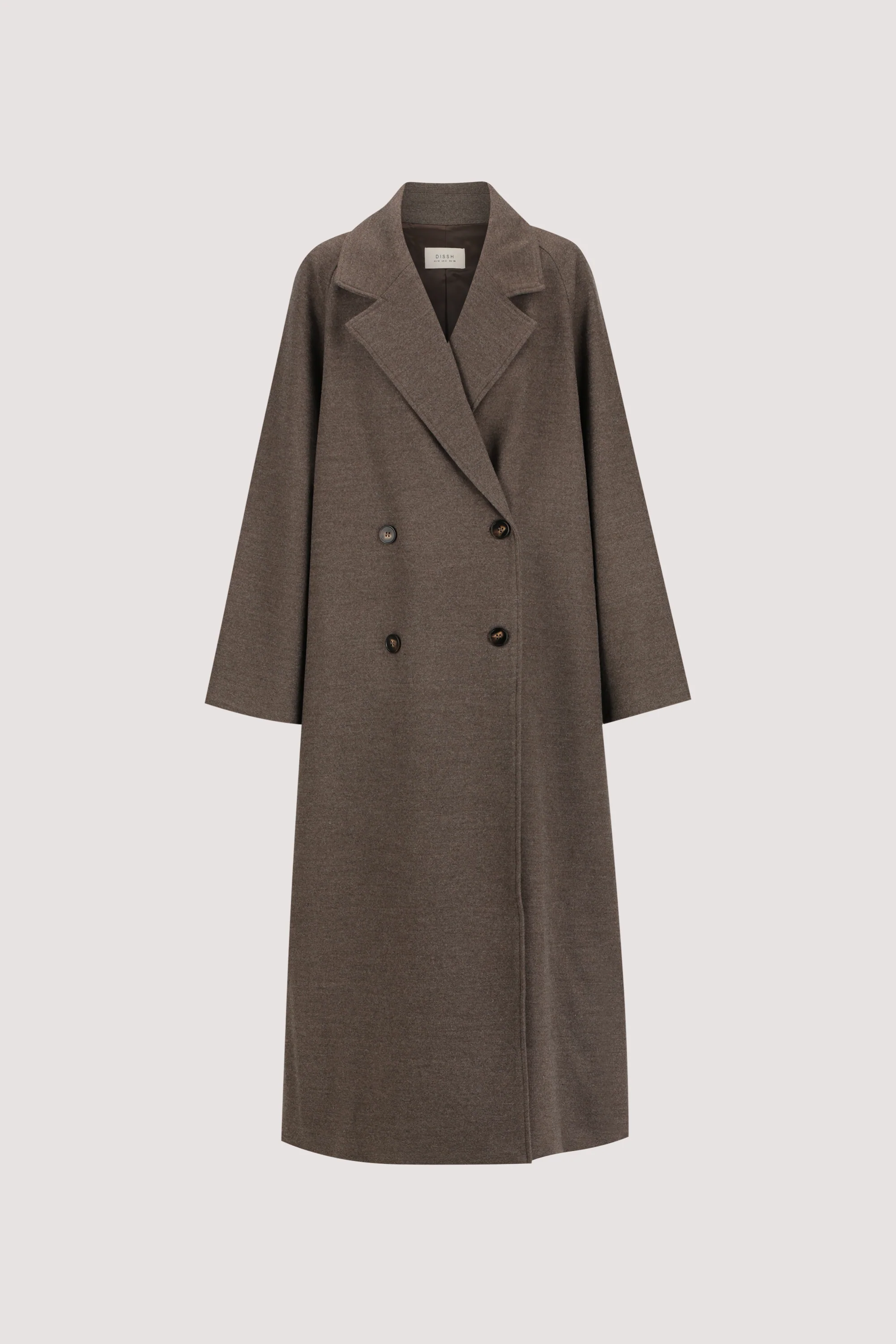 YORK COFFEE OVERSIZED WOOL BLEND COAT - Image 6